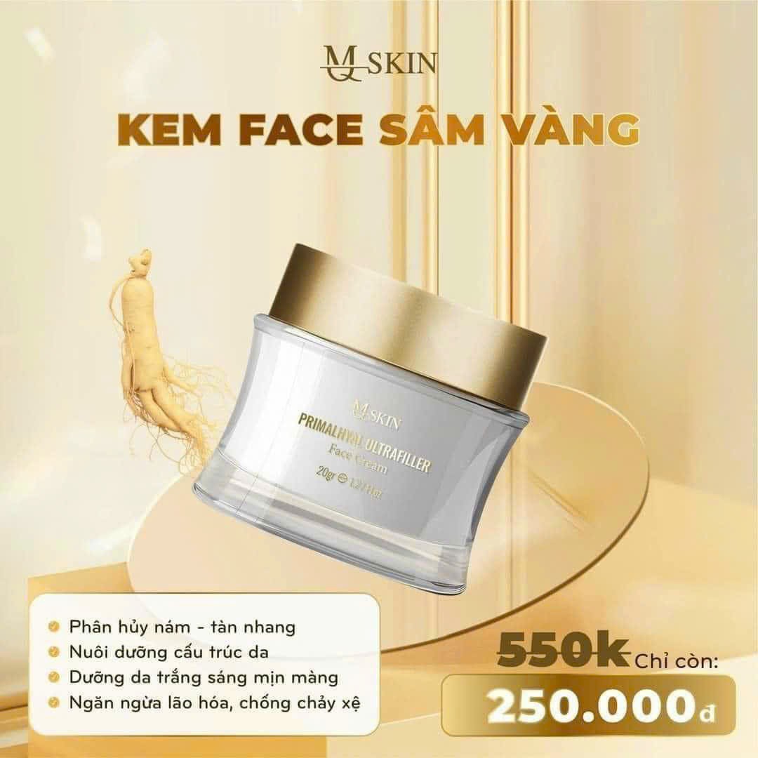 Kem face sâm vàng MQ Skin 20g