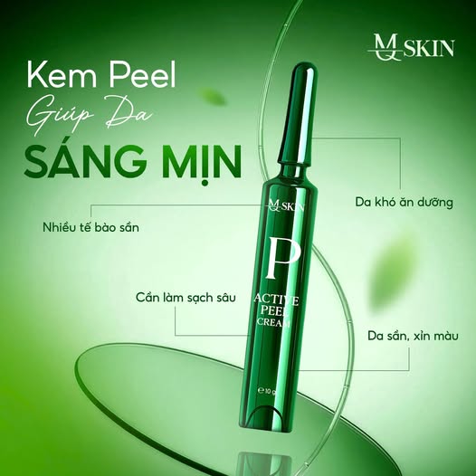 Kem peel da MQ Skin Peeling Ampoule sinh học đa tầng chính hãng